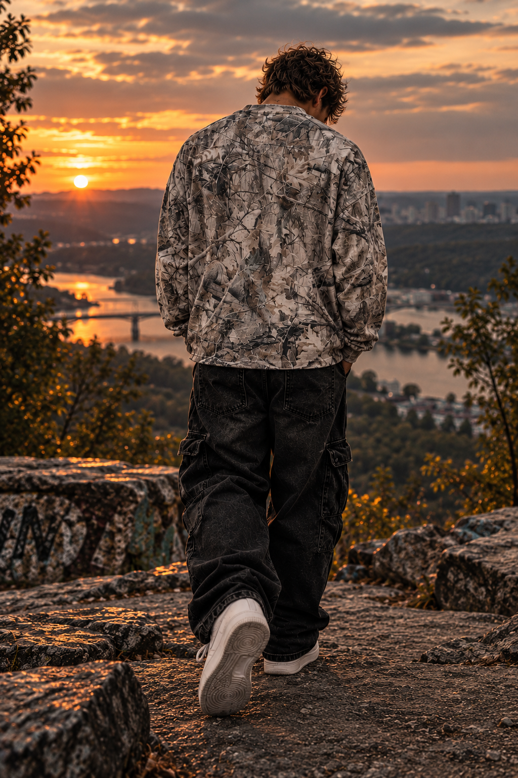 Camo Waffle T-Shirt