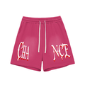 Sun Fade Raw Edge Cotton Shorts “CHANCE”