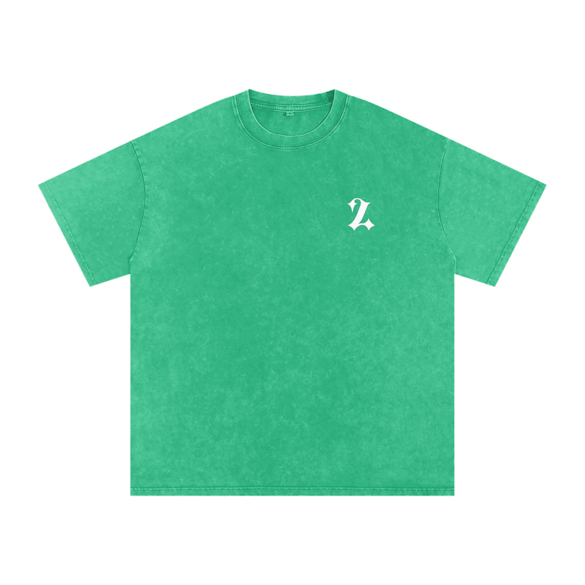 Snow Washed Oversized Cotton T-Shirt “SYW”
