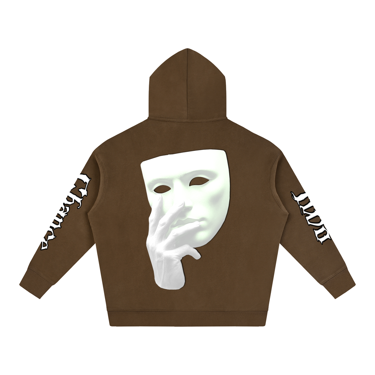 Oversize Fleeced Hoodie “Mask Off”