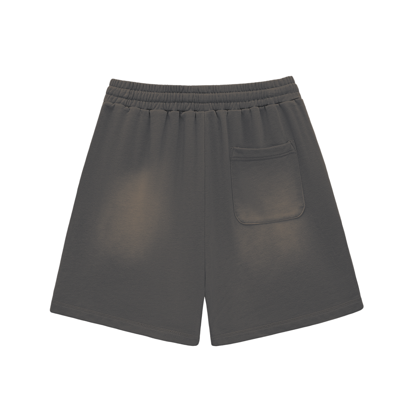 Sun Fade Raw Edge Cotton Shorts “CHANCE”