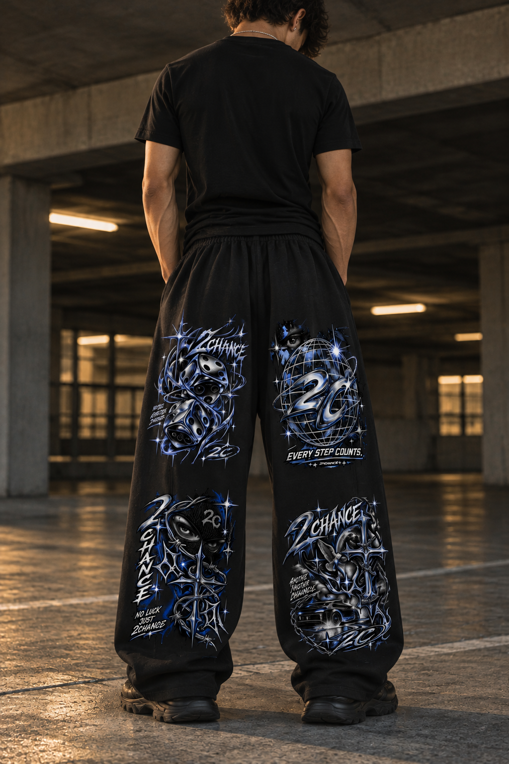 Heavyweight Wide Leg Sweatpants “Portfolio”