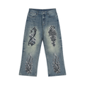 Men’s Wide Leg Jeans “Clouded Faith”