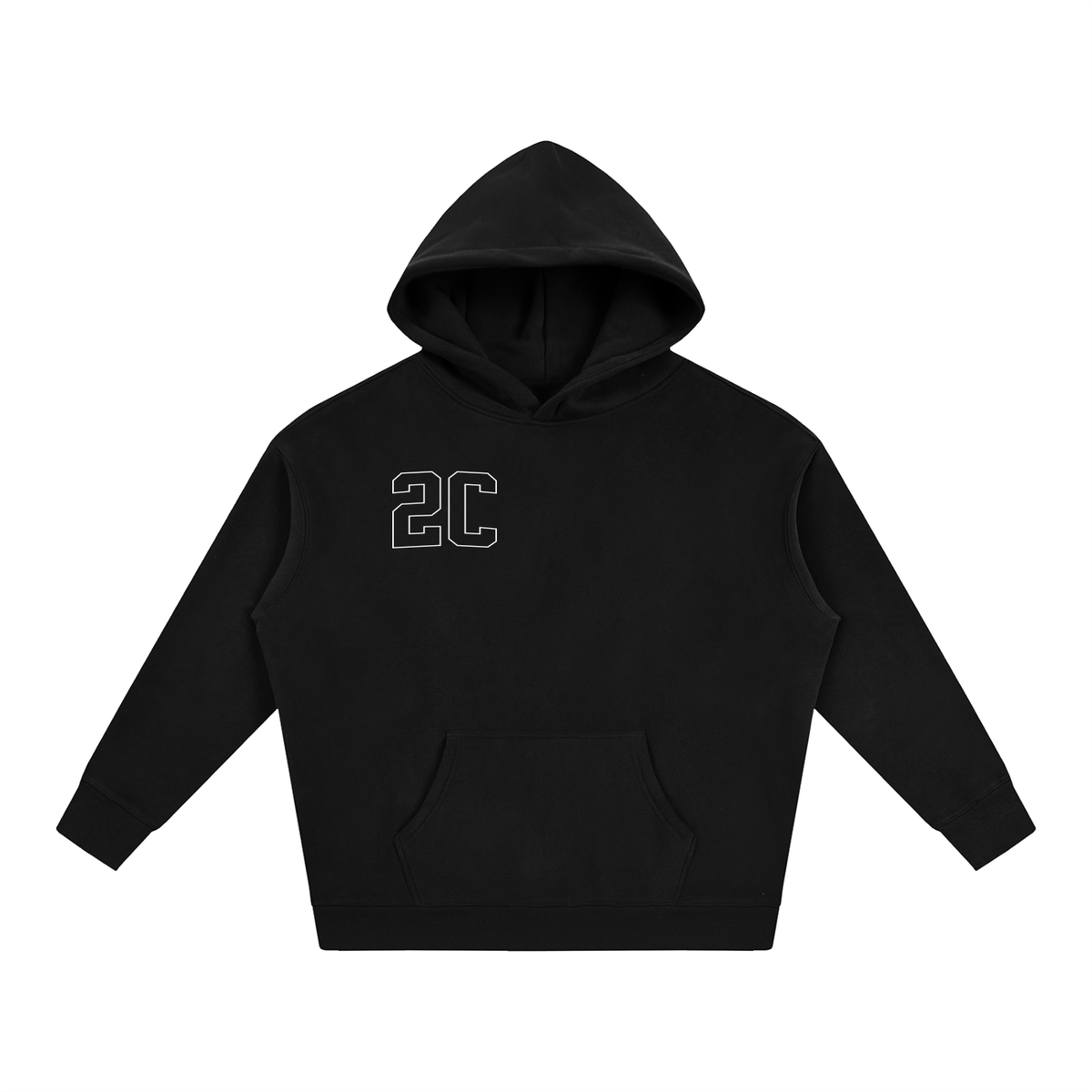 Oversize Fleeced Hoodie “2C” (Set)