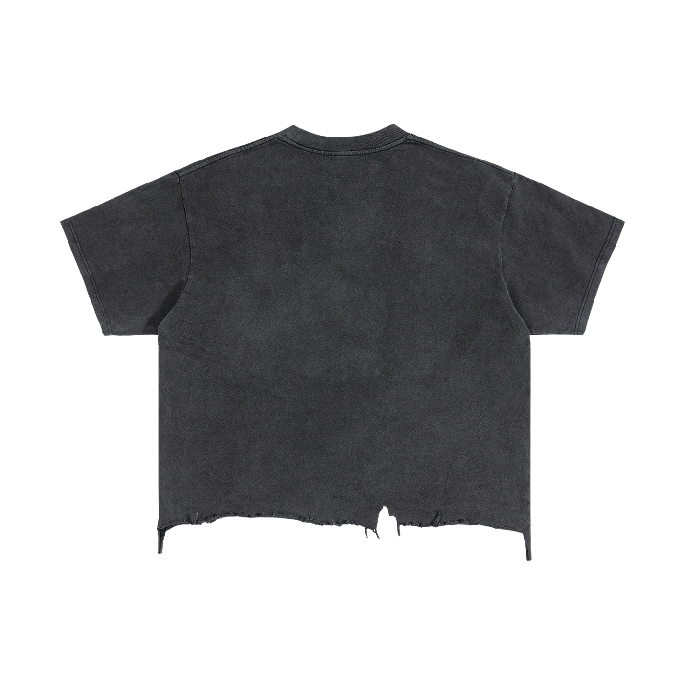 Vintage Wash Boxy Distressed "Chance" T-Shirt
