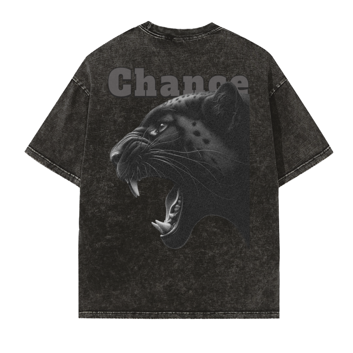 Vintage Washed Frayed "Primal" T-Shirt