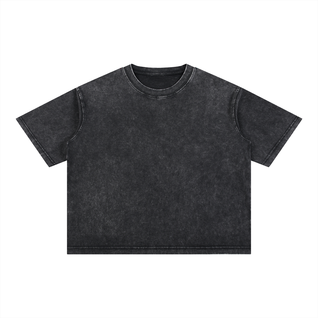Mineral Wash Boxy Cotton T-Shirt “2C”