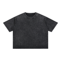 Mineral Wash Boxy Cotton T-Shirt “2C”