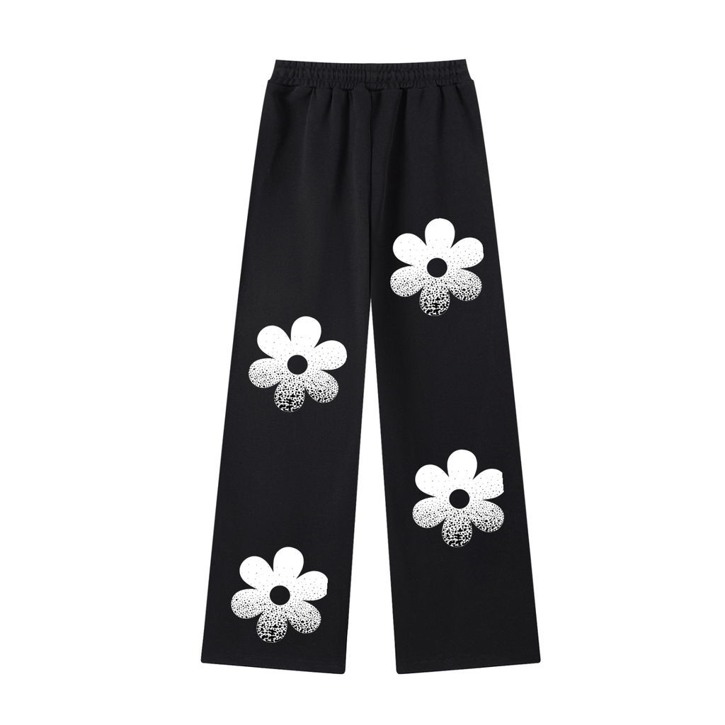 Straight-Leg Sweatpants “Petals”