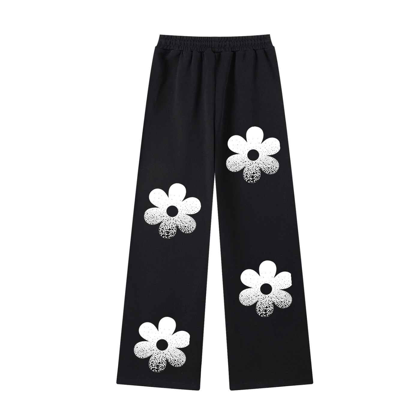 Straight-Leg Sweatpants “Petals”