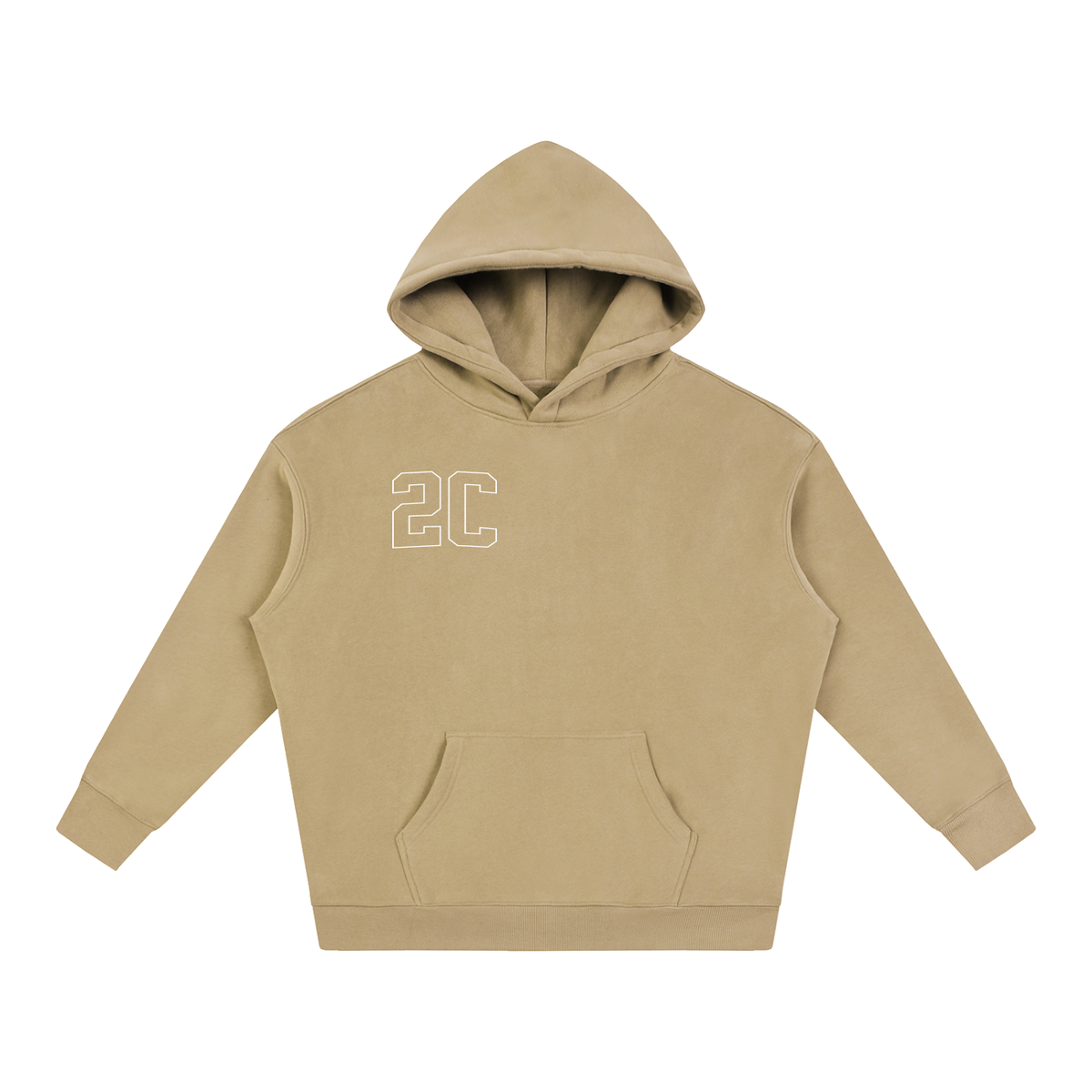 Oversize Fleeced Hoodie “2C” (Set)