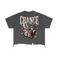Distressed Hem T-Shirt “The Garden”