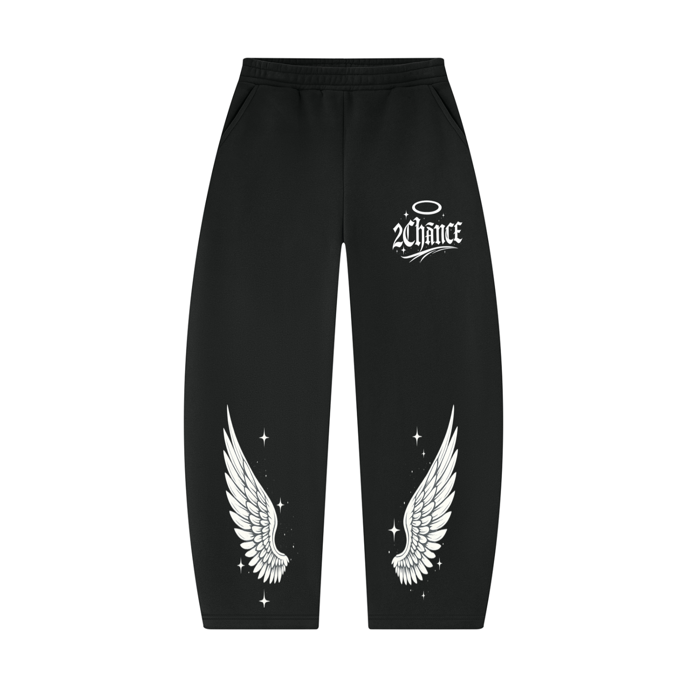 Barrel Leg Sweatpants “Winged”