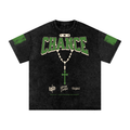 Oversized Cotton T-Shirt “Chaining Day”
