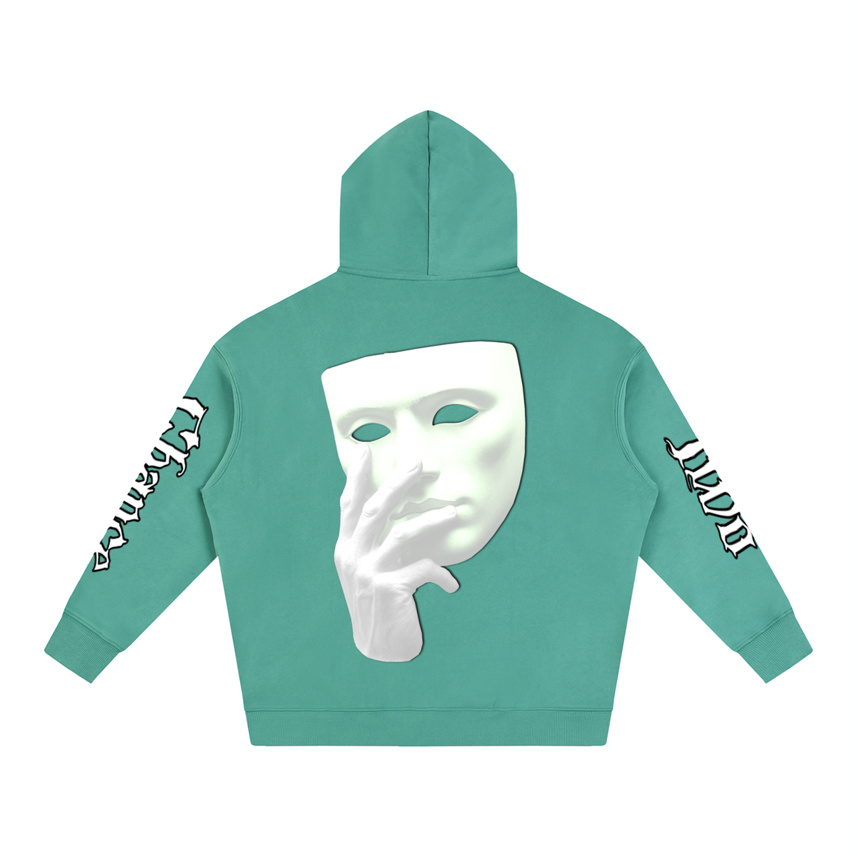 Oversize Fleeced Hoodie “Mask Off”
