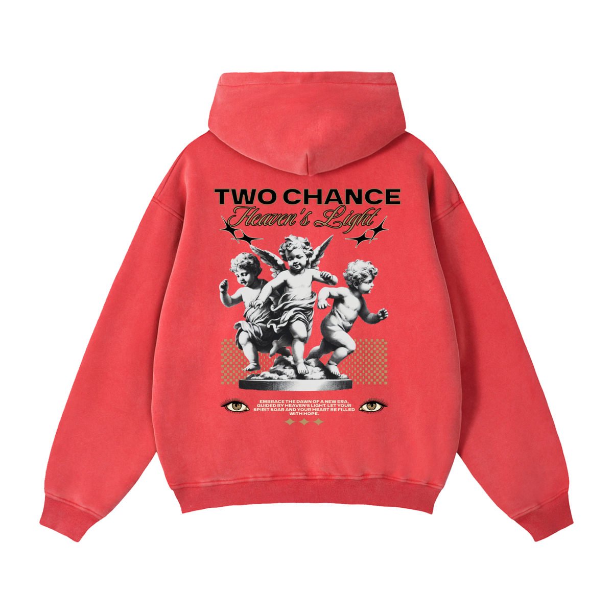 Zip-Through Boxy Fleece Hoodie “Heavens Light”
