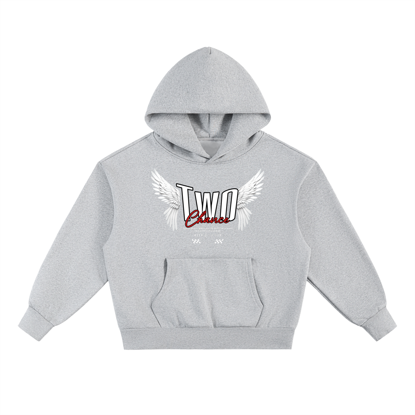 Heavyweight Fleece Hoodie “2Wings”