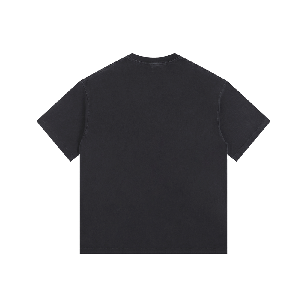 Vintage Washed Oversized Cotton T-Shirt “Polaroid”