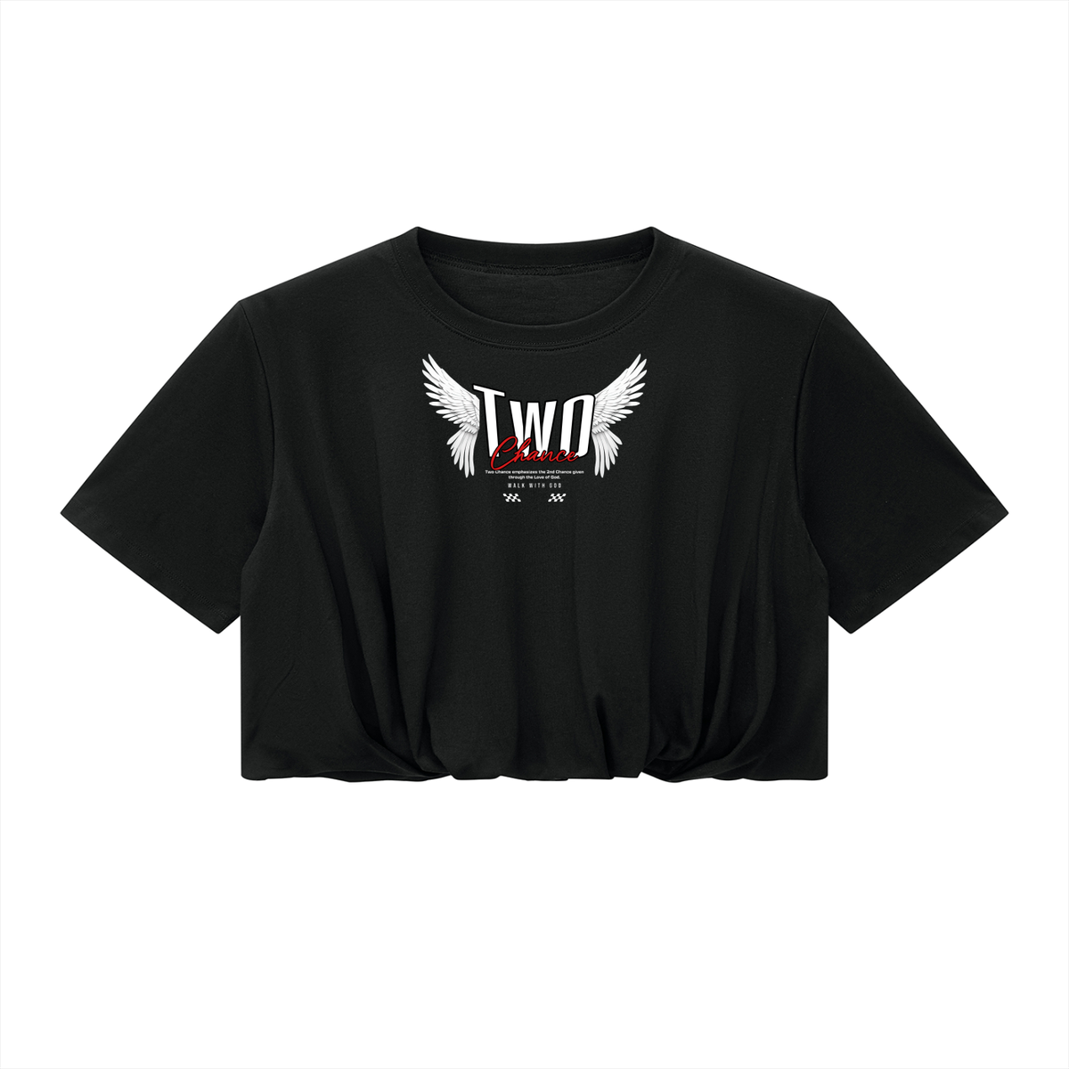 Women’s Crop T-Shirt “2Wings”