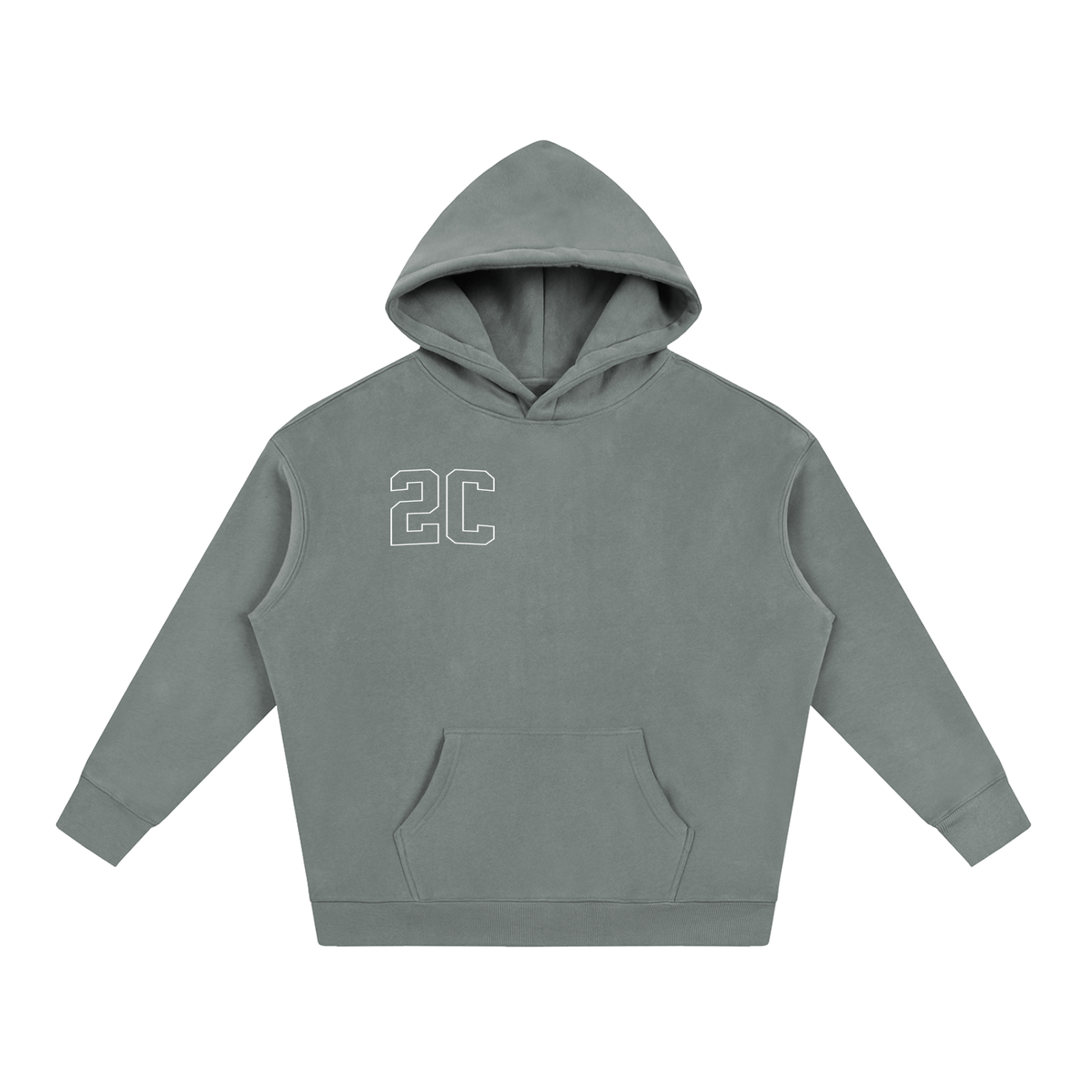 Oversize Fleeced Hoodie “2C” (Set)