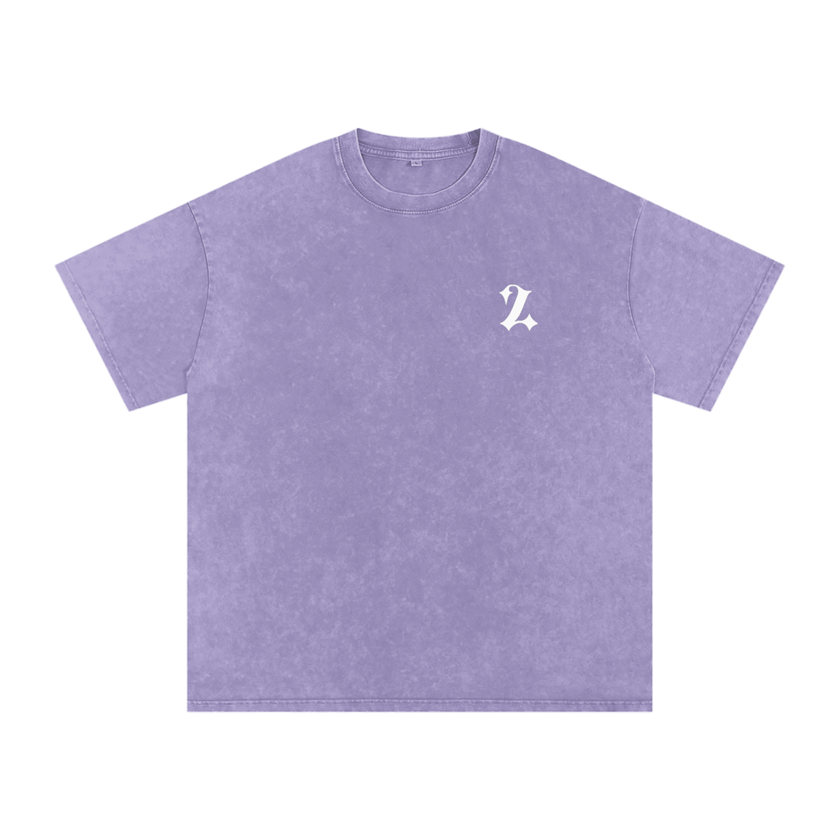 Snow Washed Oversized Cotton T-Shirt “SYW”