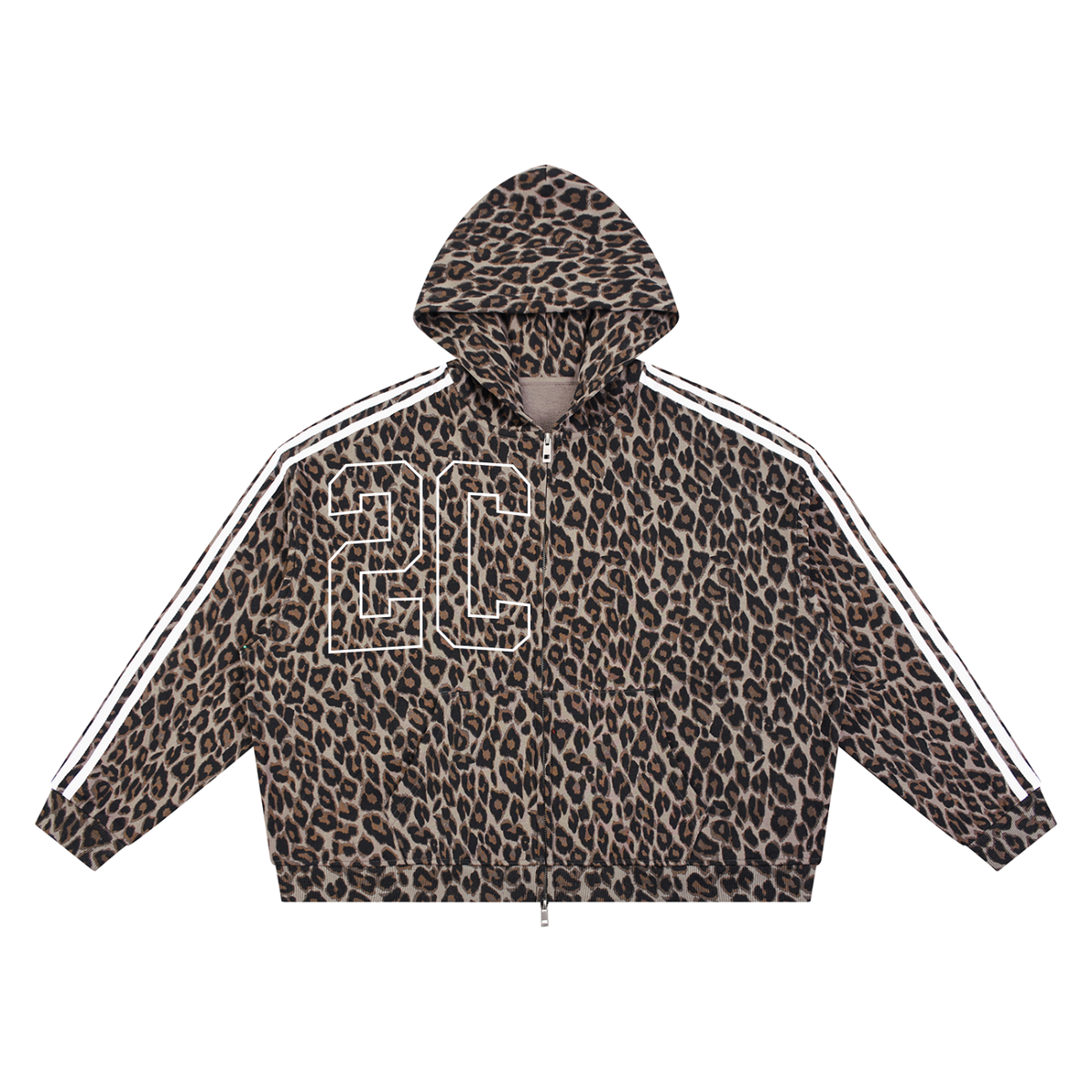Unisex “Leopard” Full Zip Hoodie