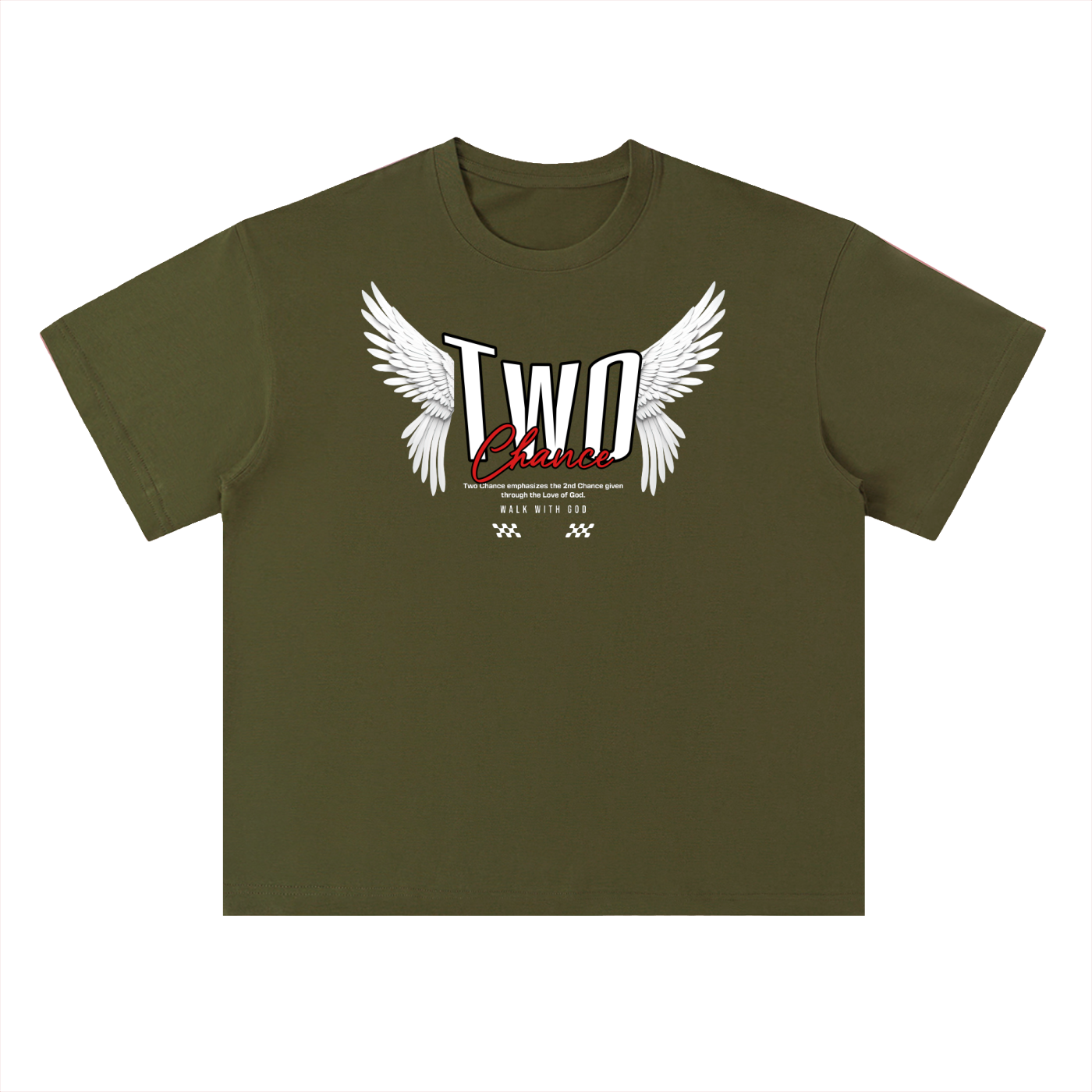 Heavyweigh Cotton T-Shirt “2Wings”