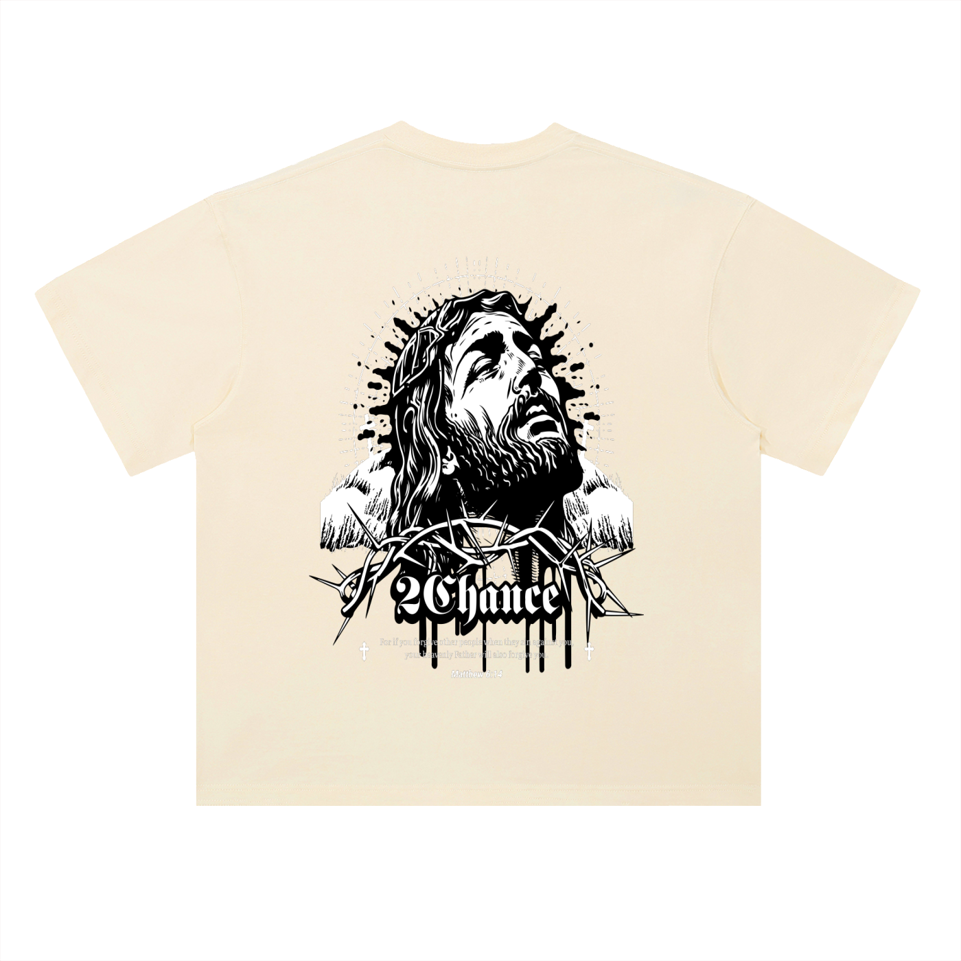 Heavyweight Cotton T-Shirt “Resurrected”