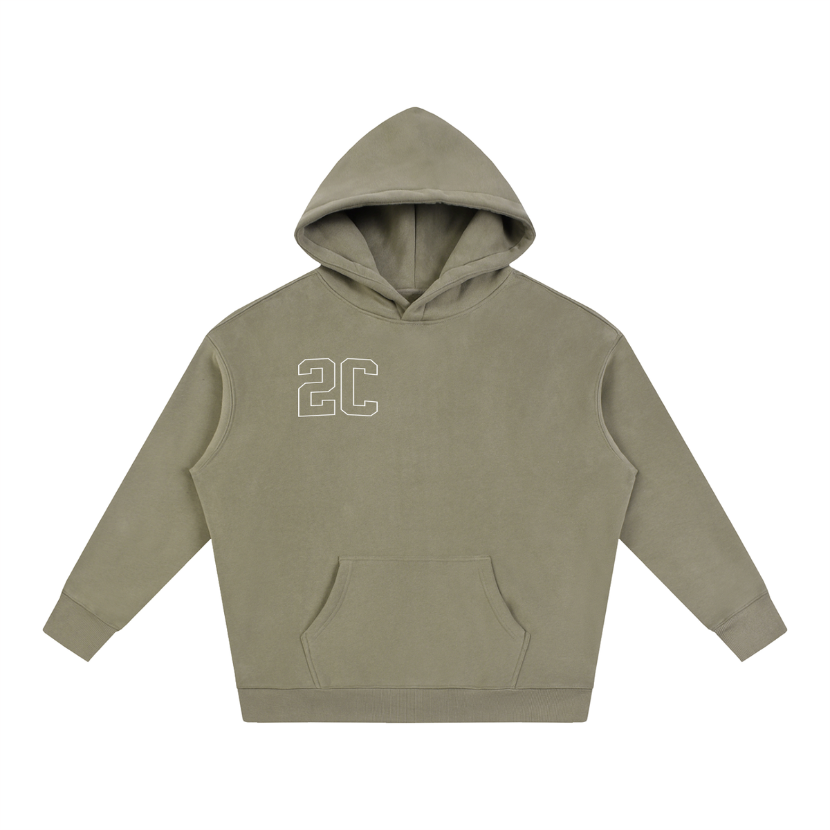 Oversize Fleeced Hoodie “2C” (Set)