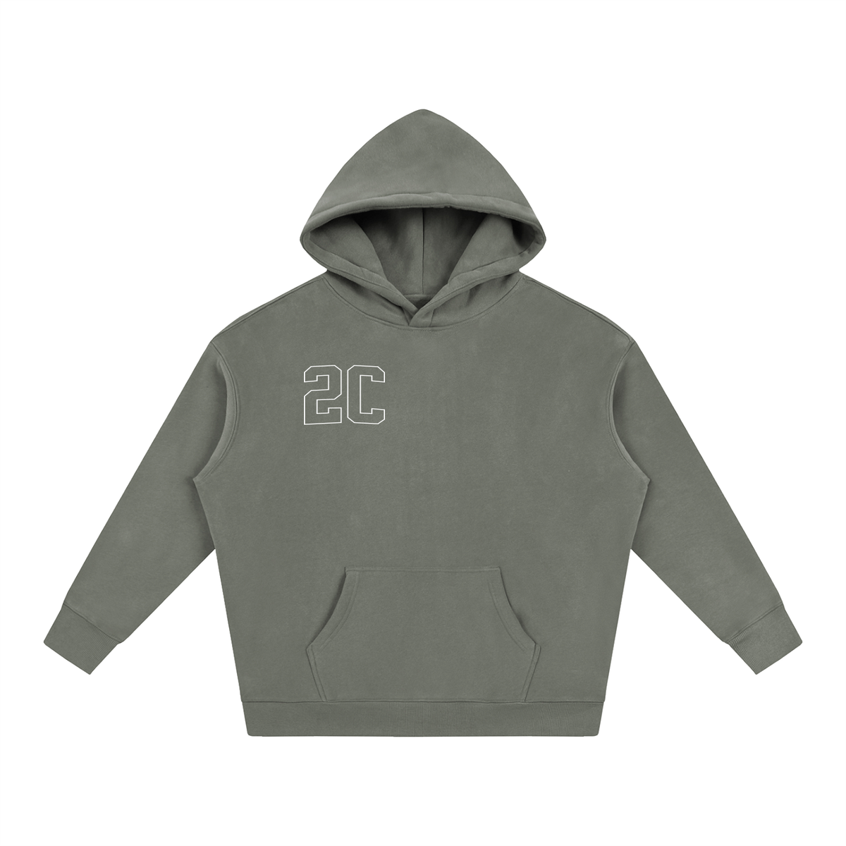 Oversize Fleeced Hoodie “2C” (Set)