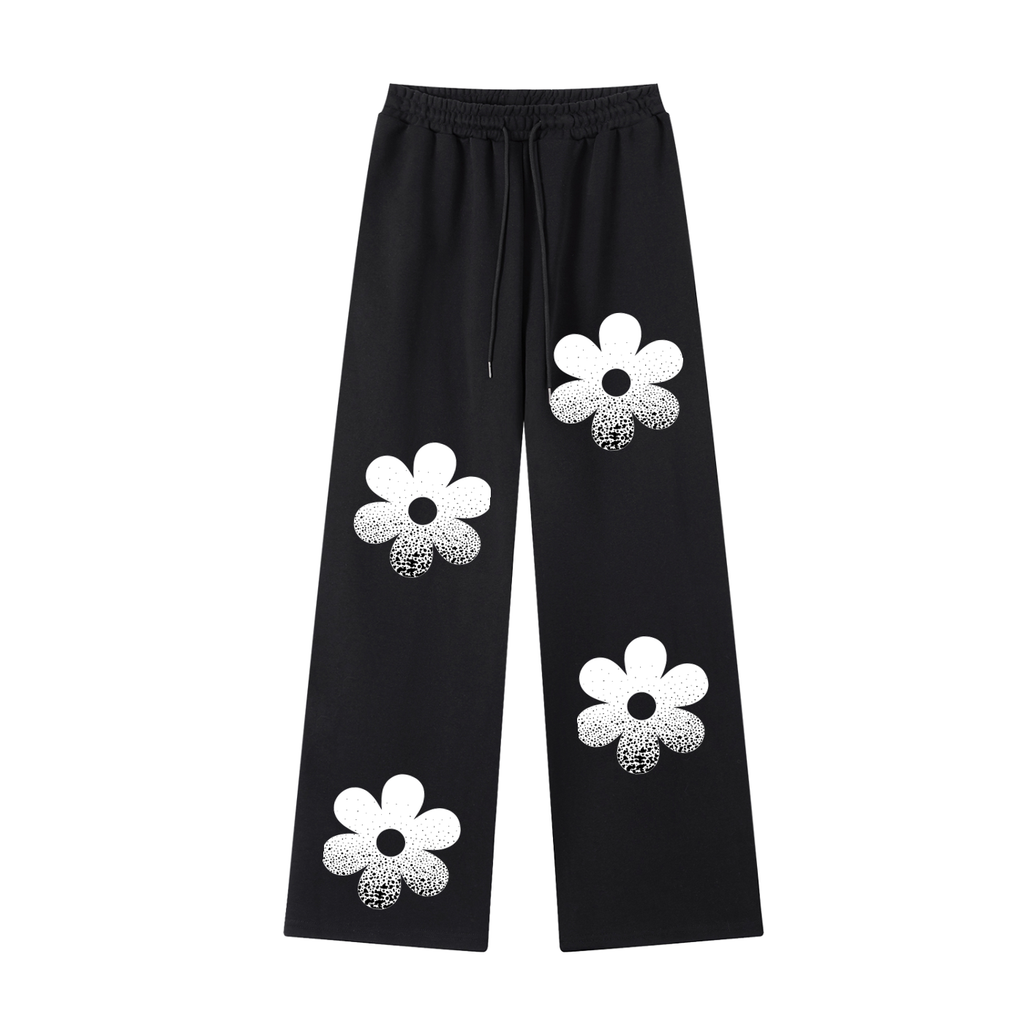 Straight-Leg Sweatpants “Petals”
