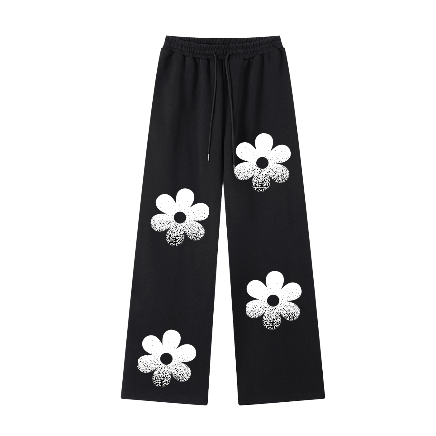 Straight-Leg Sweatpants “Petals”
