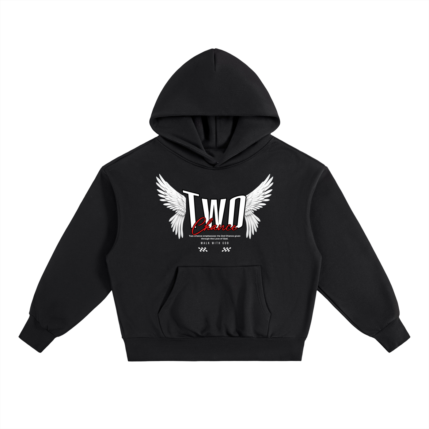 Heavyweight Fleece Hoodie “2Wings”