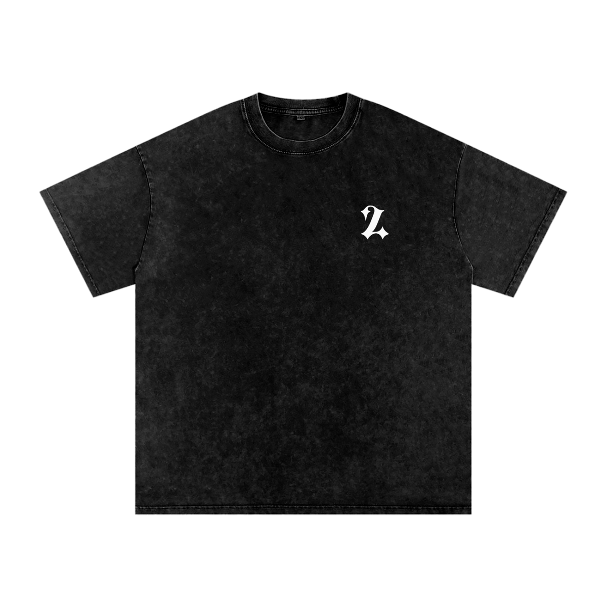 Snow Washed Oversized Cotton T-Shirt “SYW”