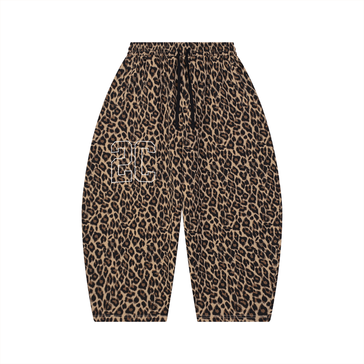 Unisex “Leopard” Barrel Leg Sweatpants
