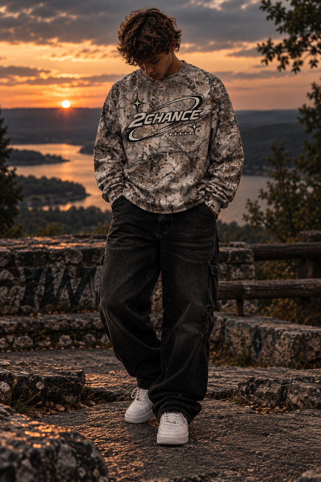 Camo Waffle T-Shirt