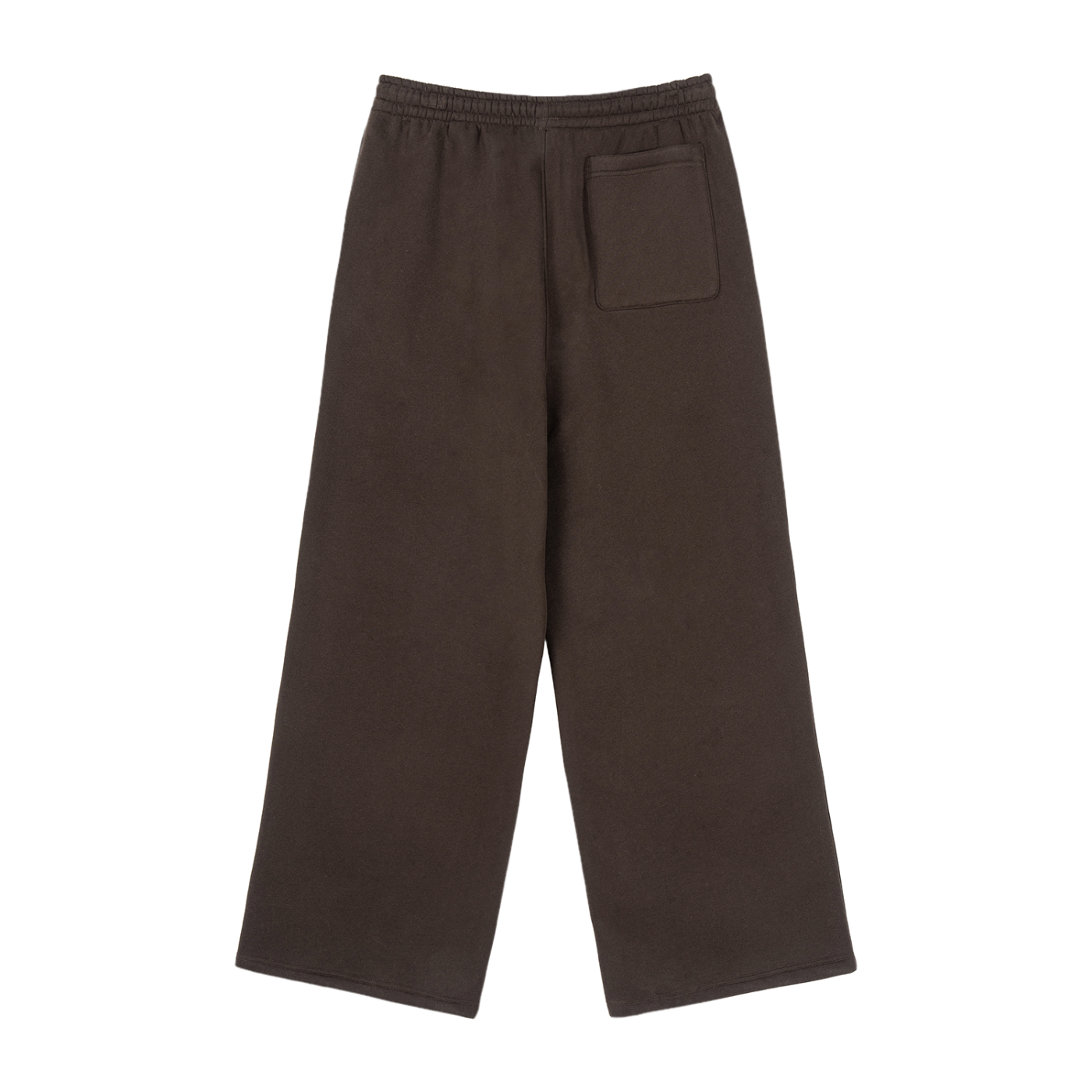 Fleece Drawstring Straight-Leg Sweatpants “Repeat it”