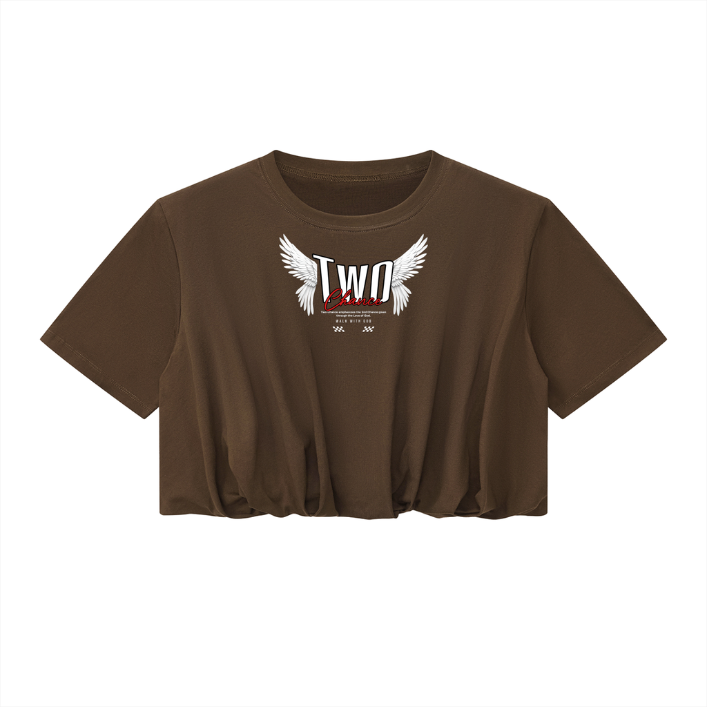 Women’s Crop T-Shirt “2Wings”