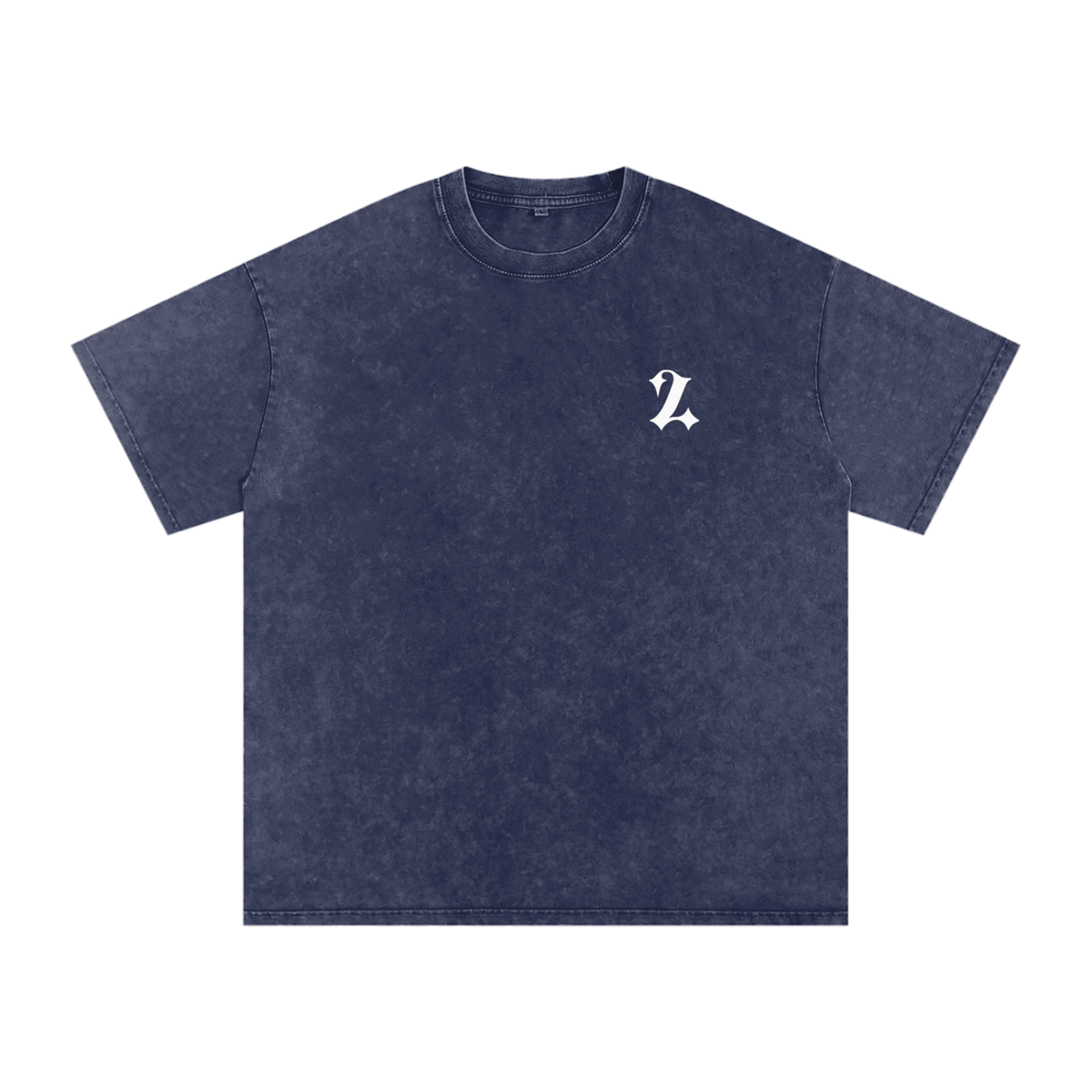 Snow Washed Oversized Cotton T-Shirt “SYW”