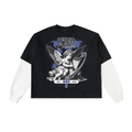 Layered Sleeve T-Shirt “Harp”