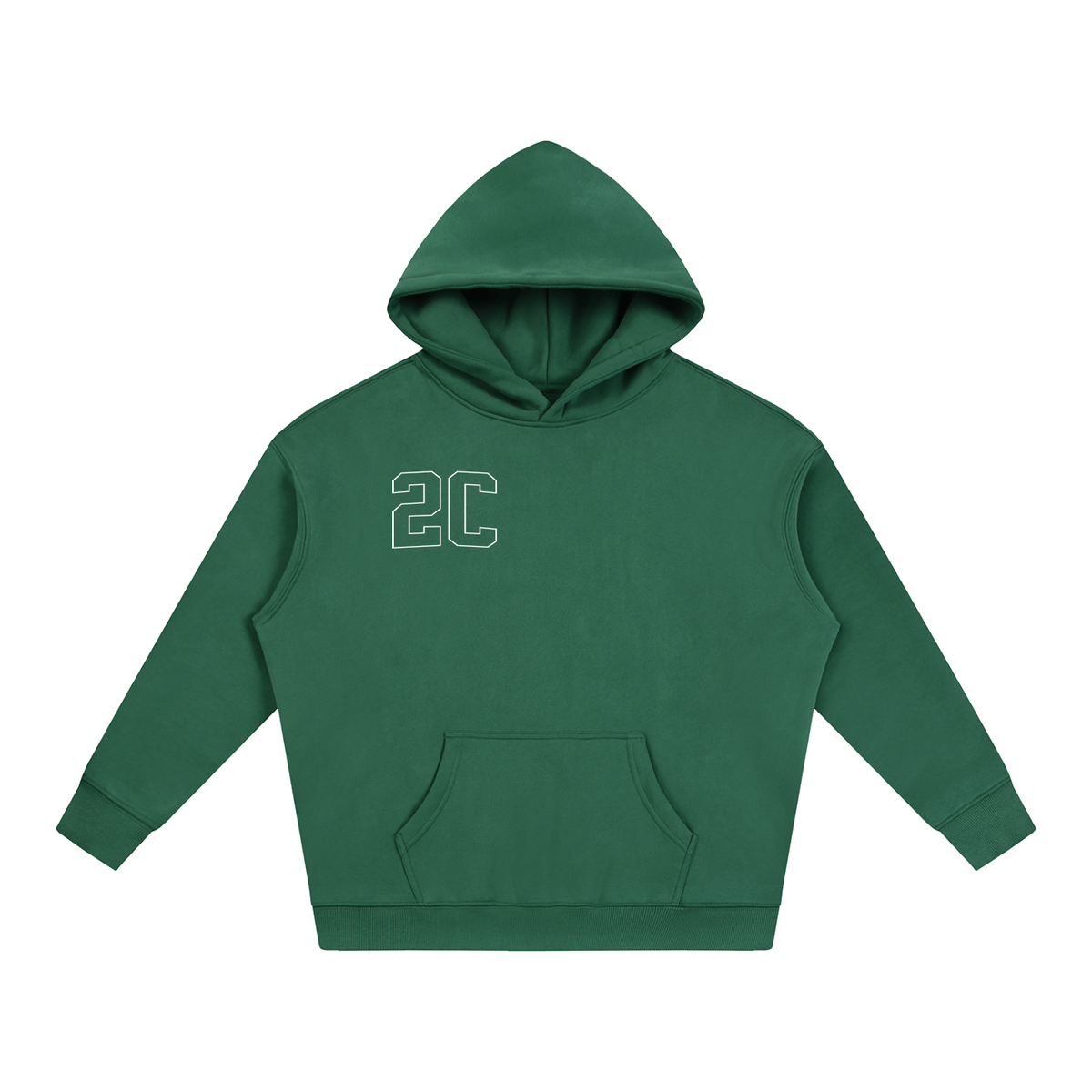 Oversize Fleeced Hoodie “2C” (Set)