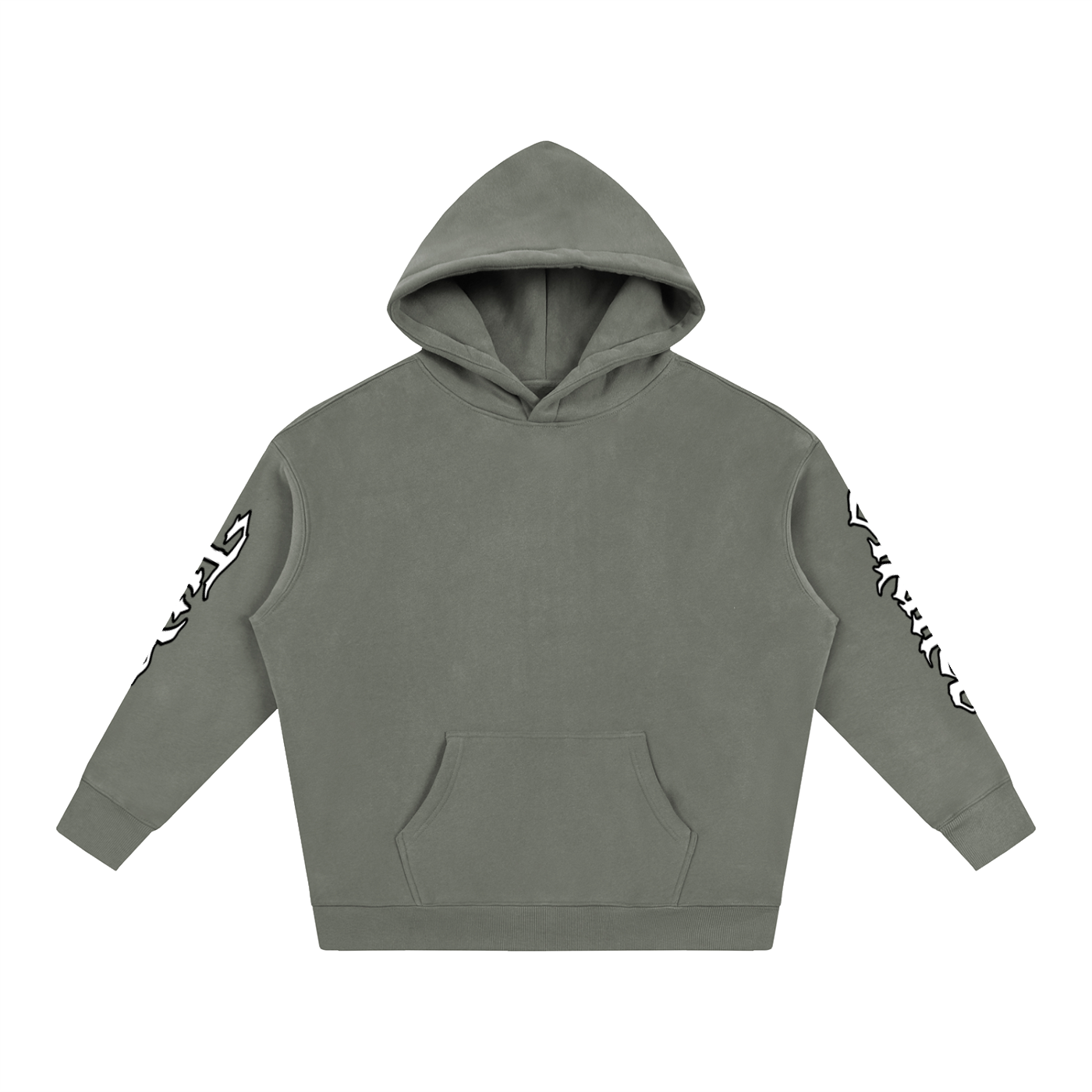 Oversize Fleeced Hoodie “Mask Off”