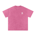 Snow Washed Oversized Cotton T-Shirt “SYW”