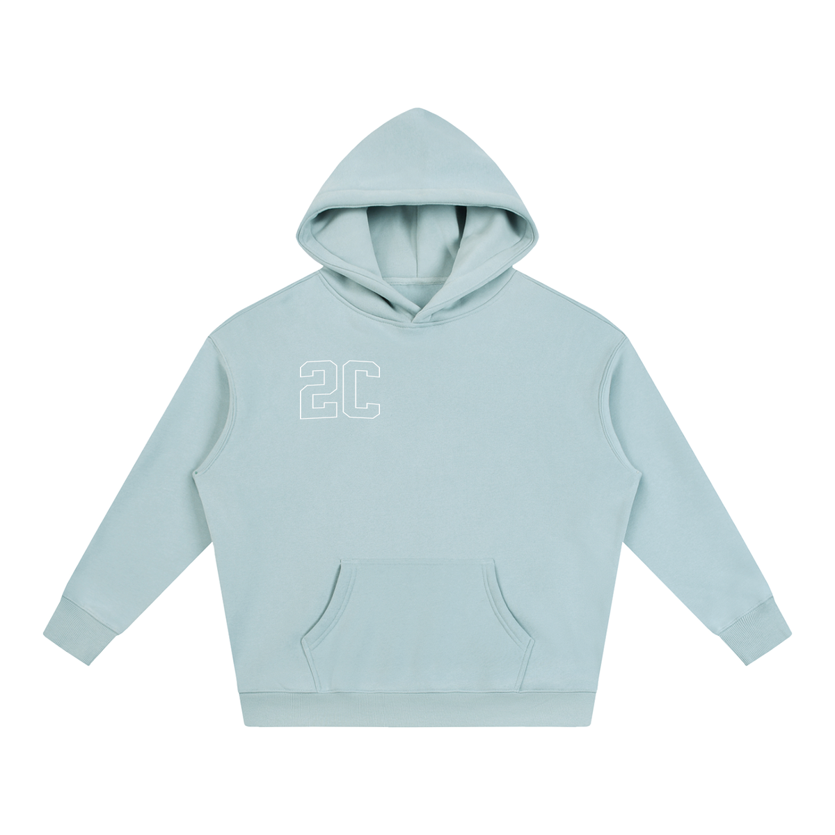 Oversize Fleeced Hoodie “2C” (Set)