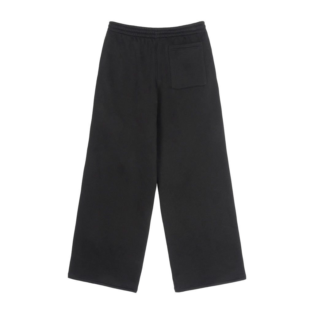 Fleece Drawstring Straight-Leg Sweatpants “Repeat it”