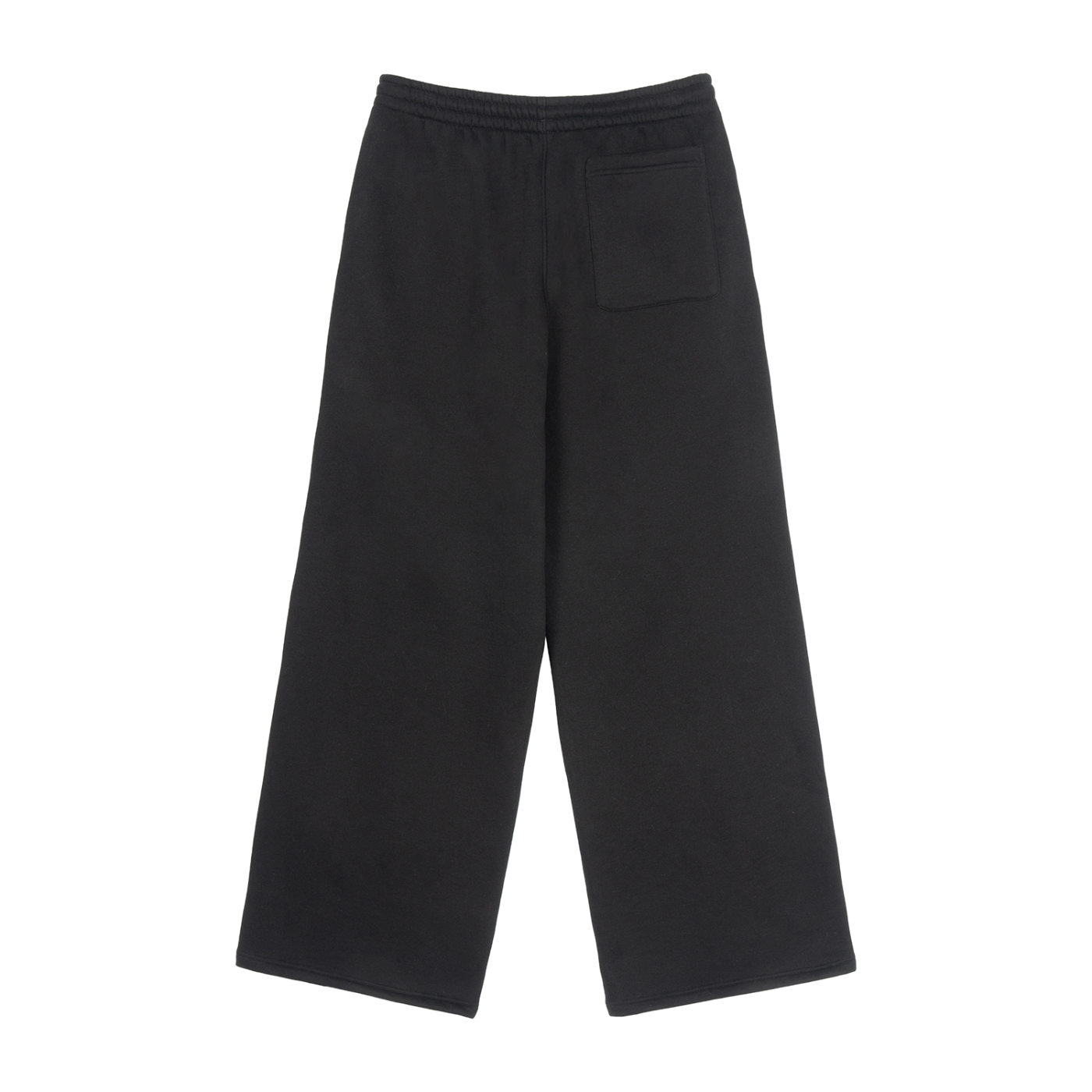 Fleece Drawstring Straight-Leg Sweatpants “Repeat it”