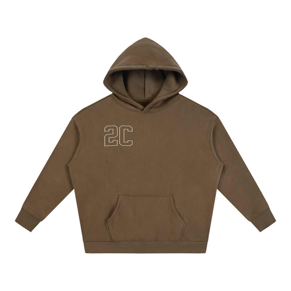 Oversize Fleeced Hoodie “2C” (Set)