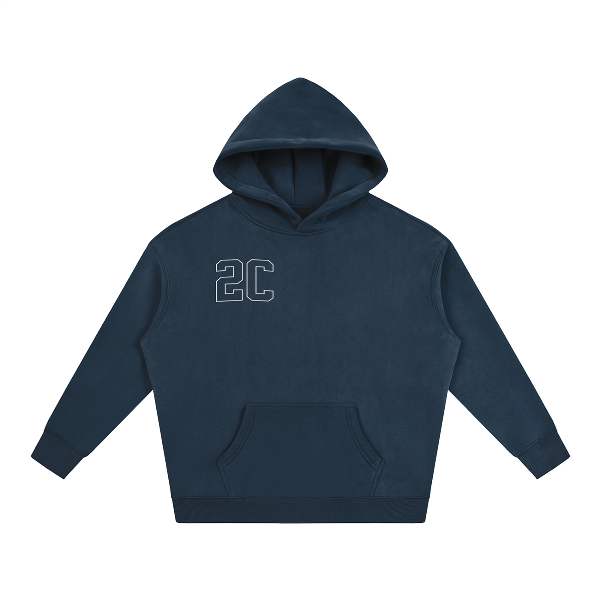 Oversize Fleeced Hoodie “2C” (Set)
