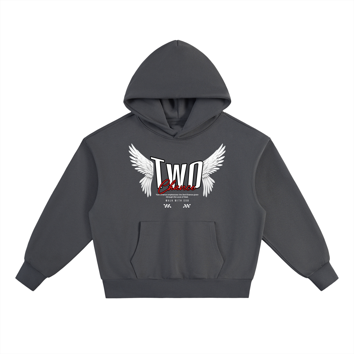 Heavyweight Fleece Hoodie “2Wings”