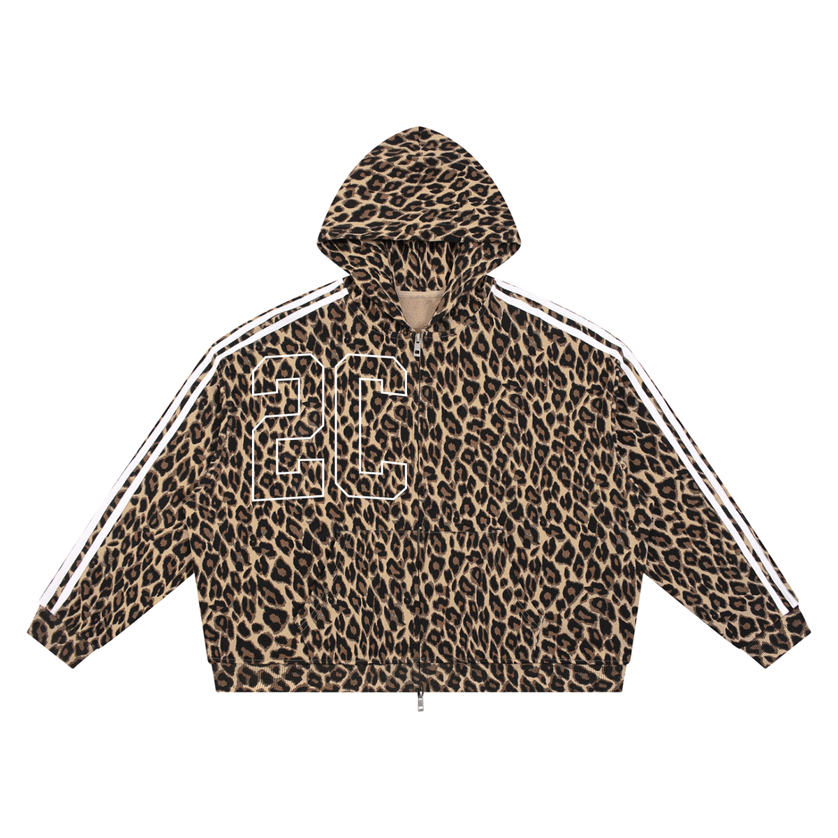 Unisex “Leopard” Full Zip Hoodie